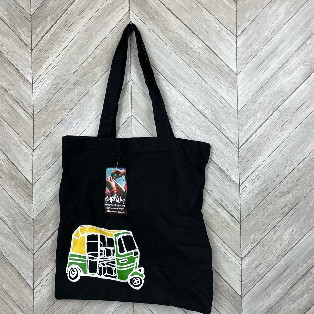 NWT Better Way Canvas Tuk Tuk tote